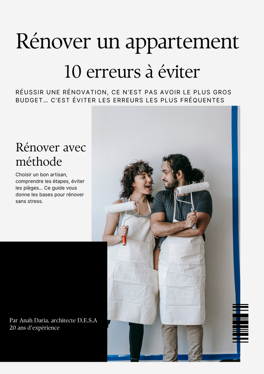Rénover un appartement : 10 erreurs à éviter