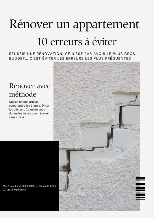 Rénover un appartement – 10 erreurs à éviter (Guide d’anticipation)